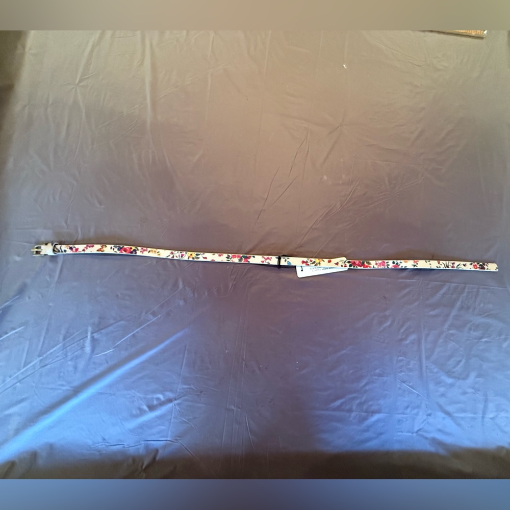 NWT ADA Cream leather floral belt Size Small MSRP $80 - Picture 2 of 9
